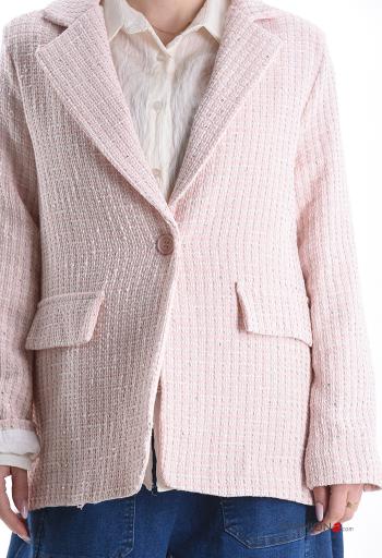 Jacke aus Baumwolle mit Pailletten - ph 4