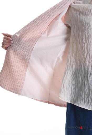 Jacke aus Baumwolle mit Pailletten - ph 6