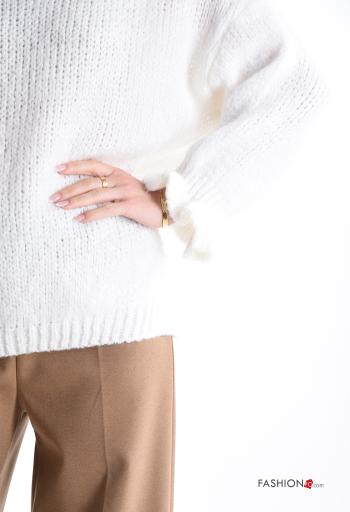 Pull en Mélange de Laine manches longues col rond - ph 4