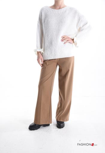 Pull en Mélange de Laine manches longues col rond - ph 5