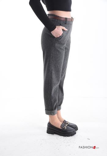 Trousers with belt with pockets - ph 3