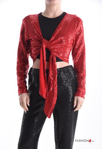 Bolero with sequins