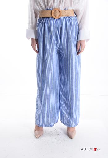 Pantalone con cintura in stoffa - ph 1