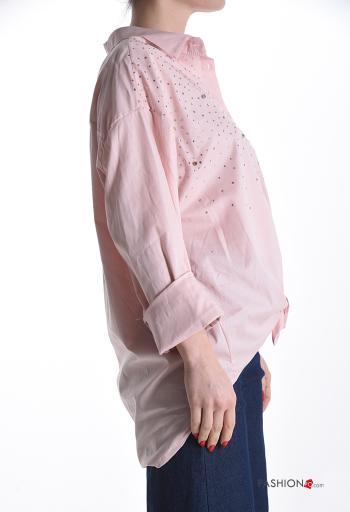 Camisa em Algodão com strass - ph 3