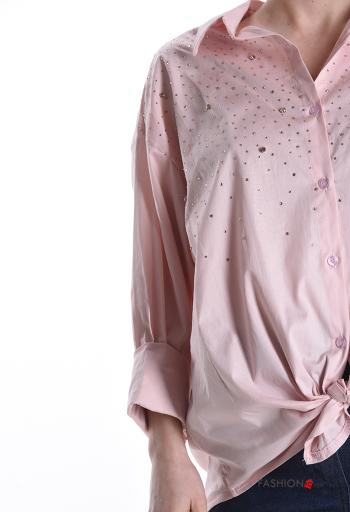 Camisa em Algodão com strass - ph 4