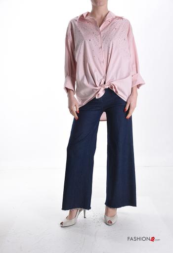 Camisa em Algodão com strass - ph 5