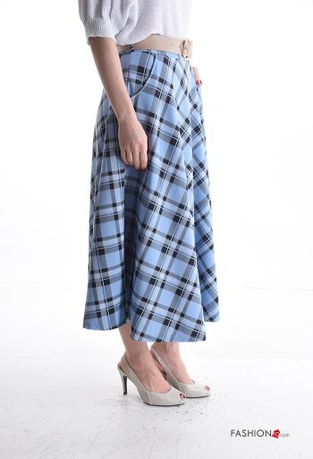 Jupe à Imprimé Géométrique avec ceinture - ph 3