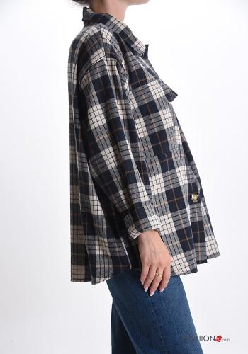 Cotton Shirt with buttons with pockets - ph 3