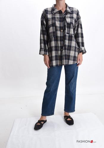 Cotton Shirt with buttons with pockets - ph 5