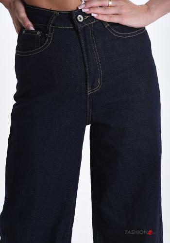 Cotton Trousers with buttons with zip with pockets - ph 4