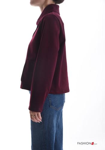 Wool Mix Jacket with buttons with pockets - ph 3
