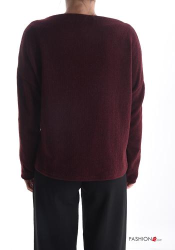 Wool Mix Tunic with rhinestones - ph 2