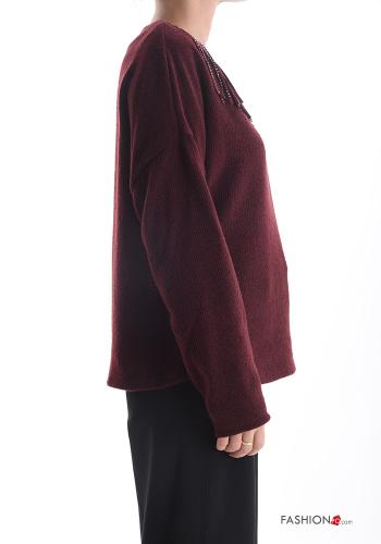 Wool Mix Tunic with rhinestones - ph 3