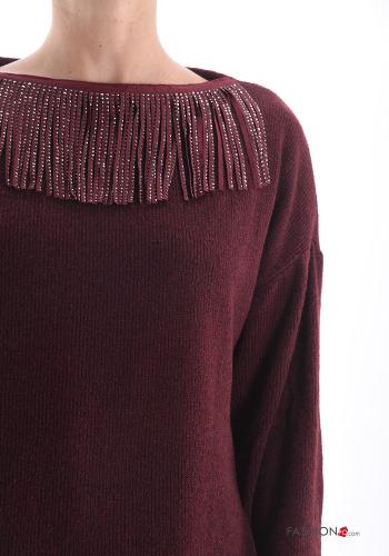 Wool Mix Tunic with rhinestones - ph 4