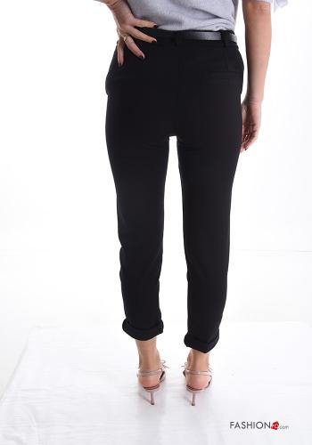 Trousers with belt with buttons with zip with pockets - ph 2