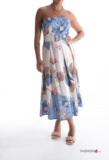 Cotton Shirt dress with belt