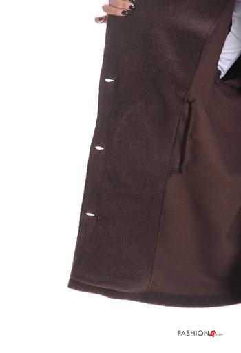 Wool Mix Coat with buttons with pockets - ph 5