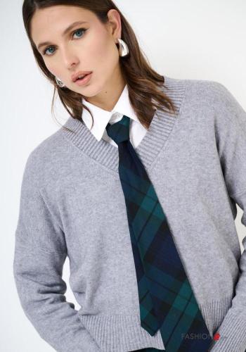 Maglione maniche lunghe scollo a V - ph 1