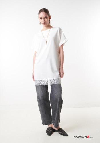 Vestido encaje manga corta - ph 1