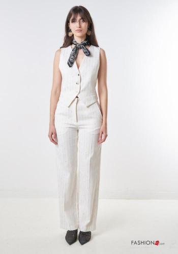 Cotton Trousers with sequins