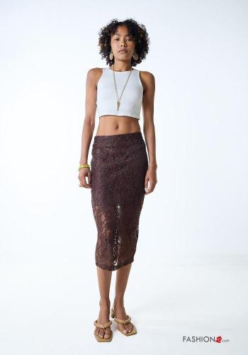 Falda encaje Estampado Floral