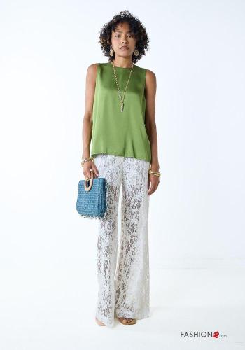 Pantalones encaje Estampado Floral - ph 1