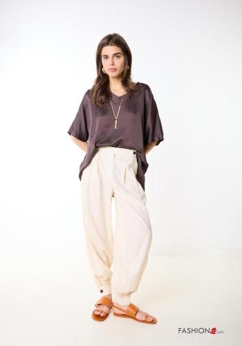 Pantalones de Lino con elástico - ph 1