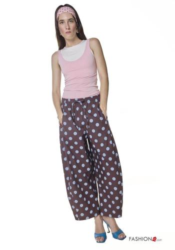 Polka-dot Cotton Trousers - ph 1