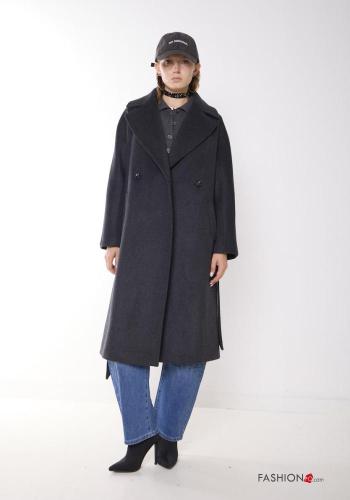 Wool Mix Coat with belt - ph 1