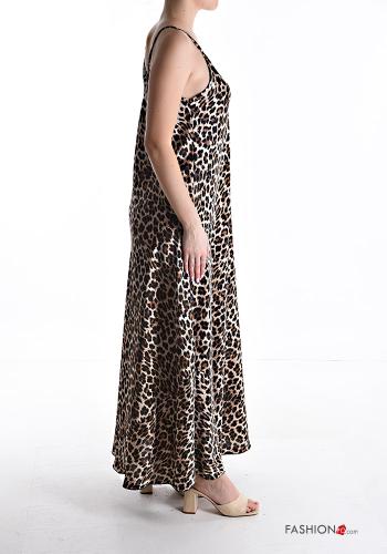 Animal print sleeveless long Dress - ph 3