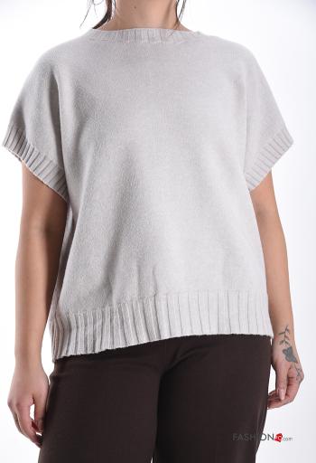 Jersey manga corta cuello redondo