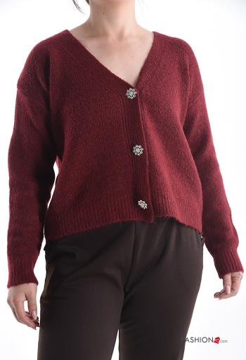 Strickjacke aus Wollmischung