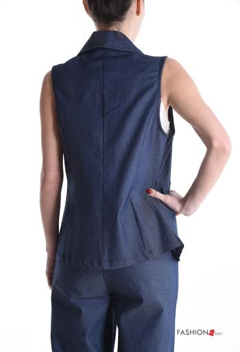 Colete em Algodão denim - ph 2