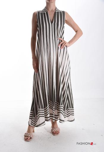 Lässiges Ärmelloses Kleid