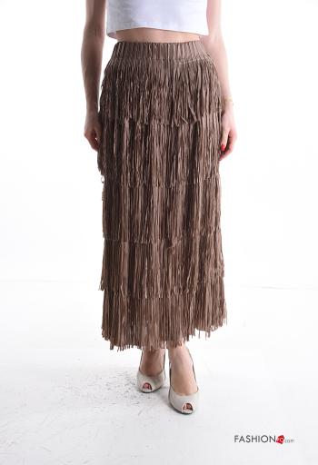 Jupe en Coton à franges - ph 1