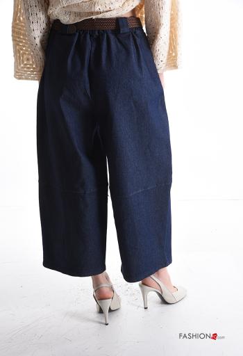 Jeans en Coton avec ceinture avec poches - ph 2