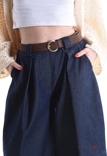 Jeans en Coton avec ceinture avec poches - ph 4