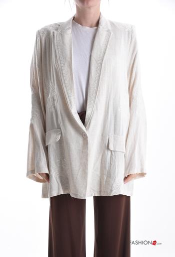 Veste en Lin à boutons