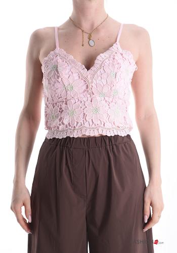 Top aus Baumwolle englische stickerei - ph 1