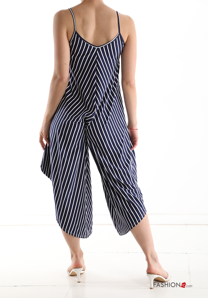 Striped Jumpsuit with pockets 