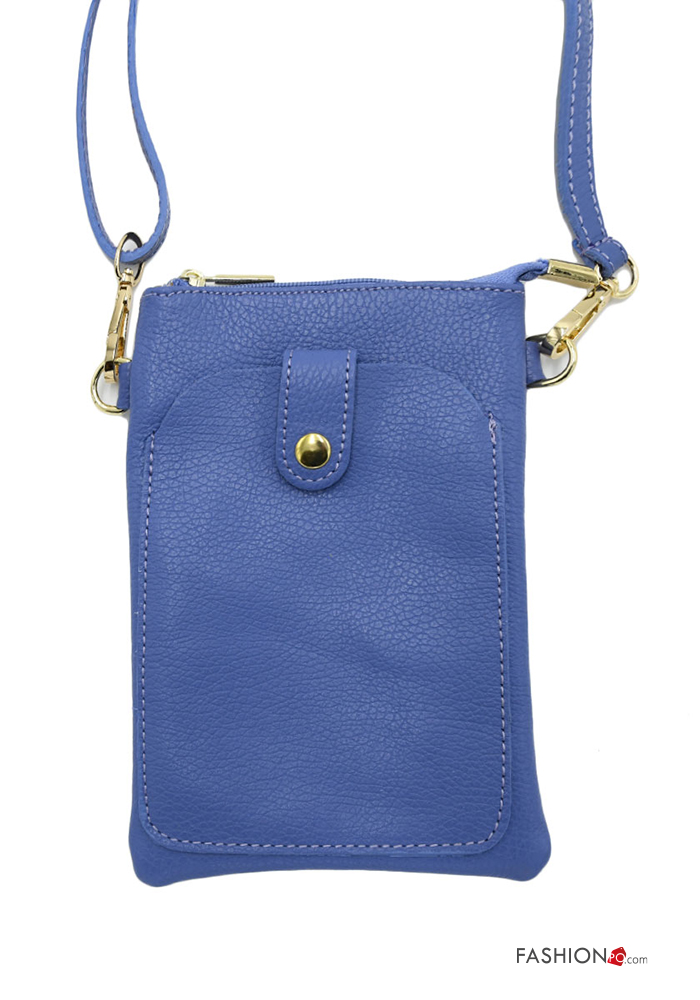 Genuine Leather Shoulder bag with zip with P35210035035 EN