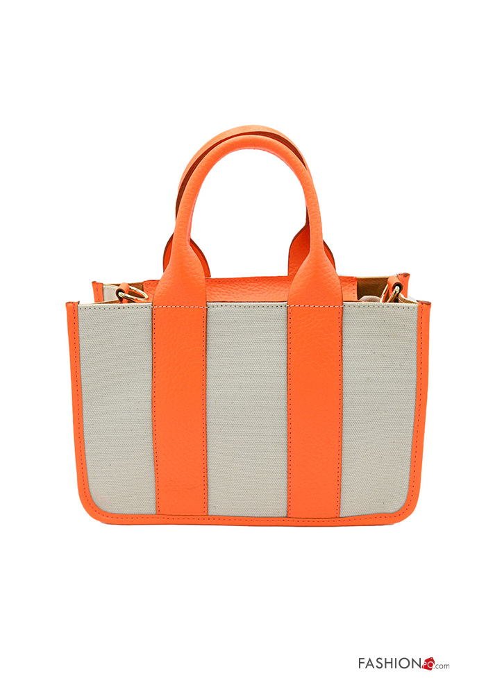 Genuine Leather Bag with zip with shoulder strap P35210046278 EN