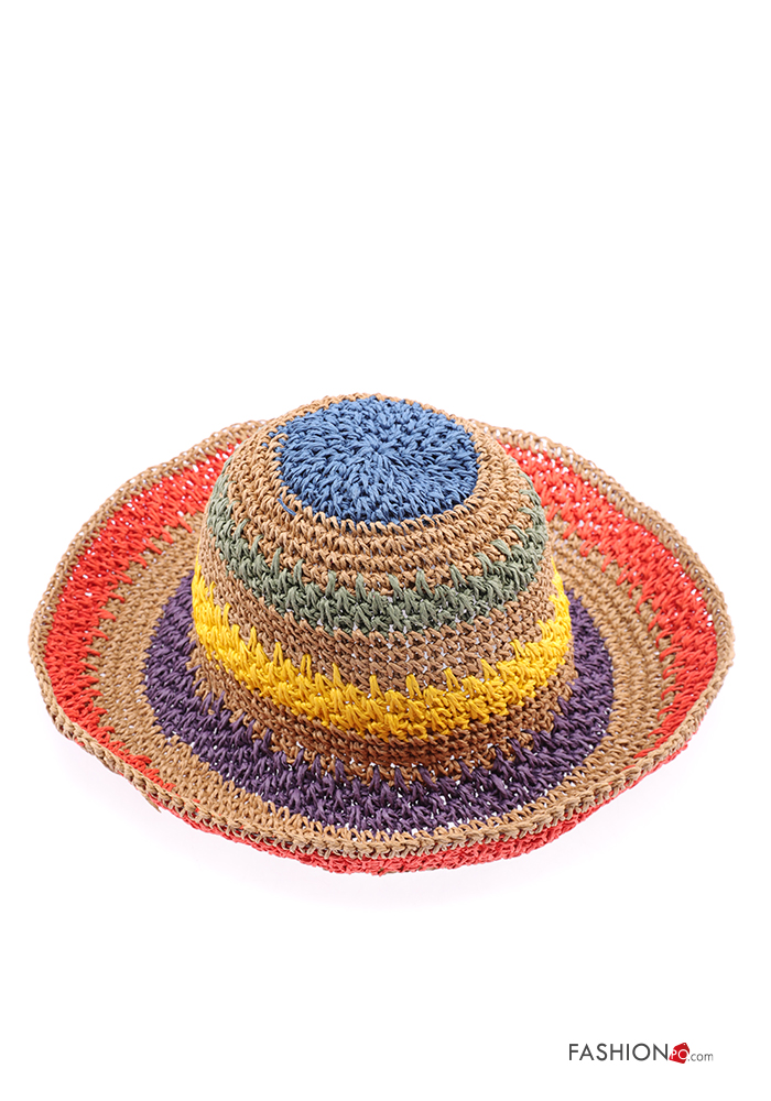  Striped beach Hat 