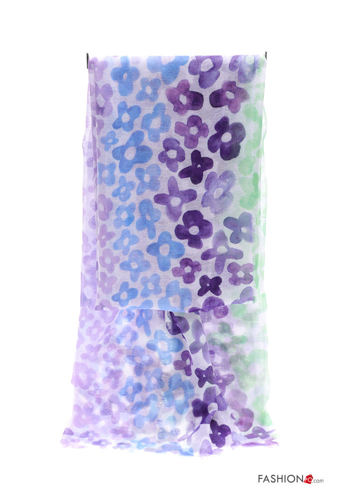 Sciarpa con fantasia maculata (art.0202D) » Elytex Maglieria - Prodotti