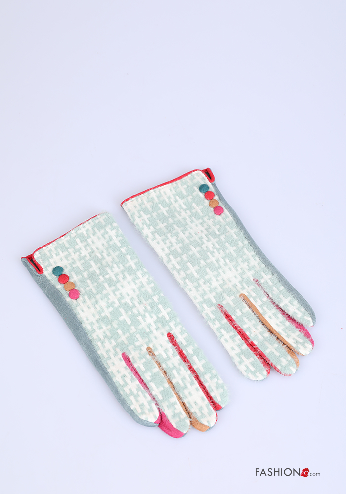 Set 12 pairs  Gloves  with buttons