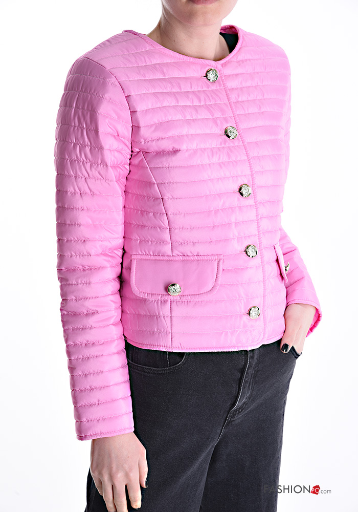  Puffer Jacket with buttons