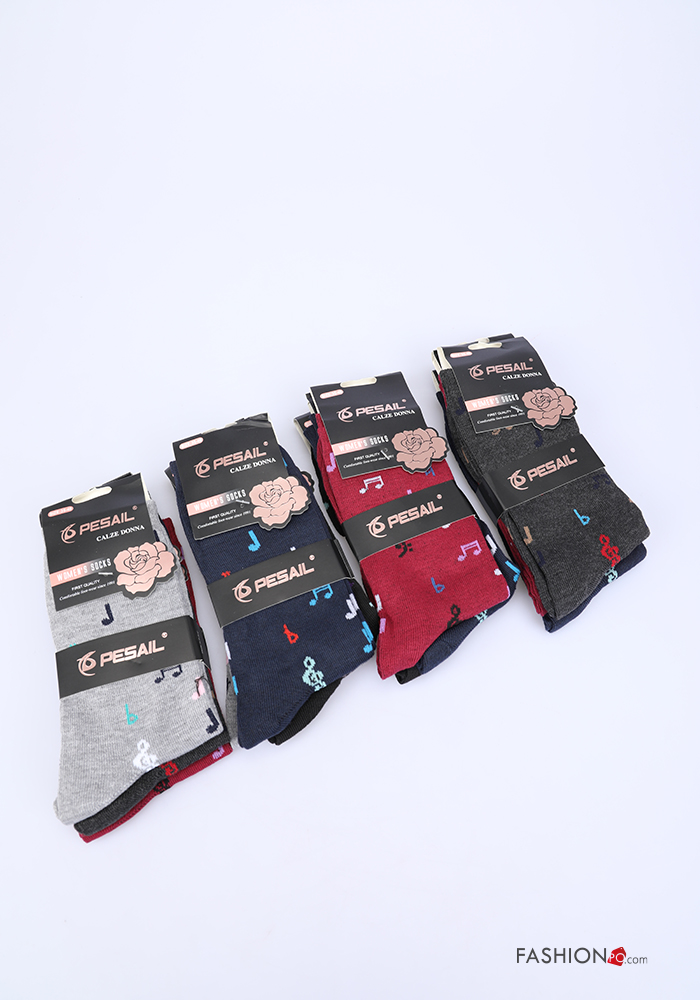 Calcetines largos de Estampado | P90210078278 | ES