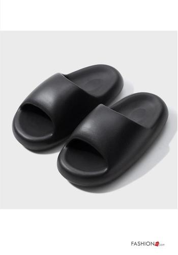  Casual Slide Sandals  Black