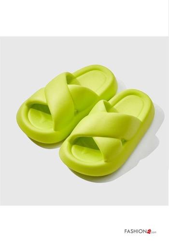  Casual Slide Sandals  Lime