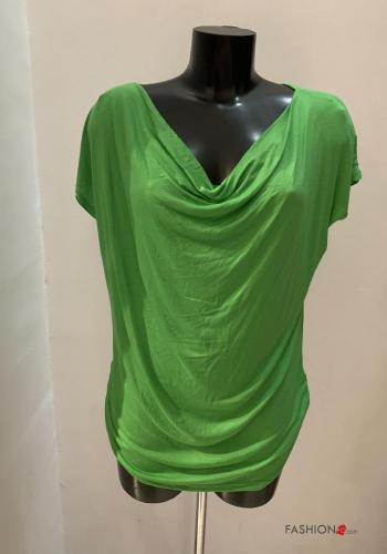  T-shirt Casual  Vert
